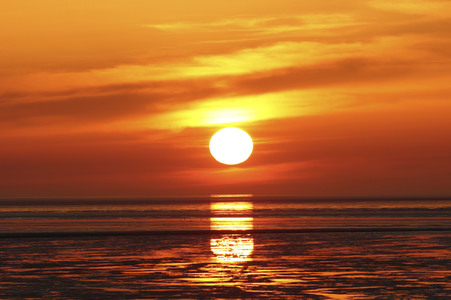 Sonnenuntergang in Norden