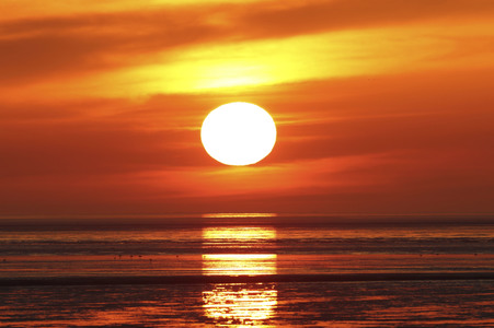 Sonnenuntergang in Norden