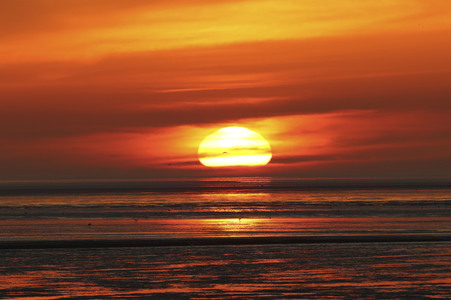 Sonnenuntergang in Norden