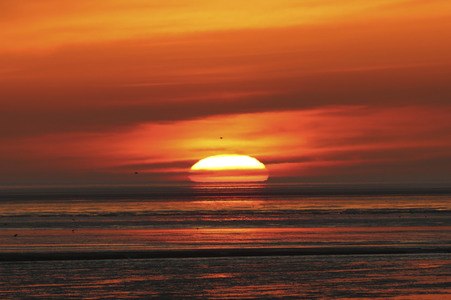 Sonnenuntergang in Norden