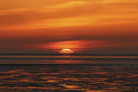 Sonnenuntergang in Norden