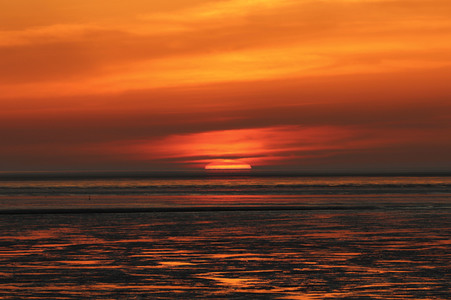 Sonnenuntergang in Norden