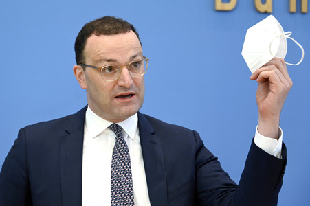 Pressekonferenz zur Corona-Lage, Betriebsärzte und Impfkampagne in Berlin
