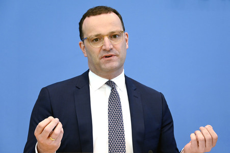 Pressekonferenz zur Corona-Lage, Betriebsärzte und Impfkampagne in Berlin
