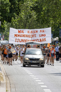 Demo für Menschenrechte in Bonn
