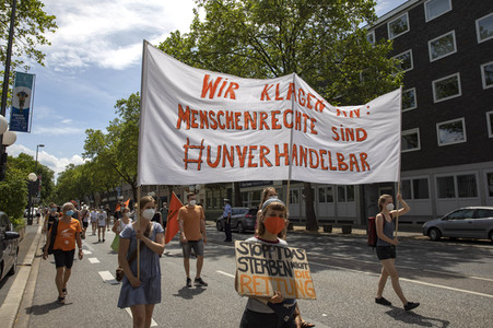 Demo für Menschenrechte in Bonn