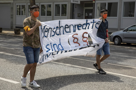 Demo für Menschenrechte in Bonn