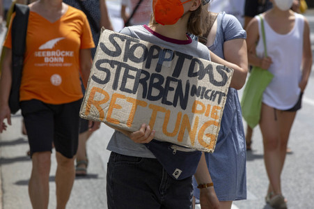 Demo für Menschenrechte in Bonn