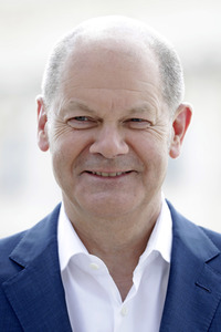 Fototermin mit dem SPD-Kanzlerkandidaten Olaf Scholz in Berlin