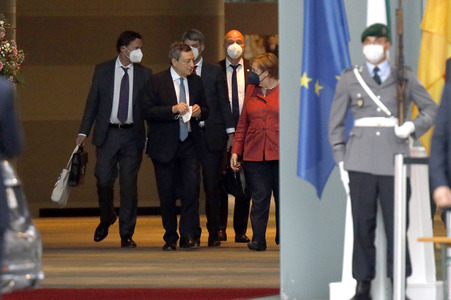 Verabschiedung von Mario Draghi in Berlin