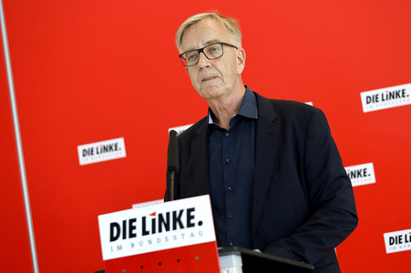 Pressestatement der Partei Die Linke in Berlin