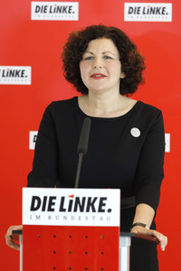 Pressestatement der Partei Die Linke in Berlin