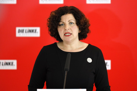 Pressestatement der Partei Die Linke in Berlin