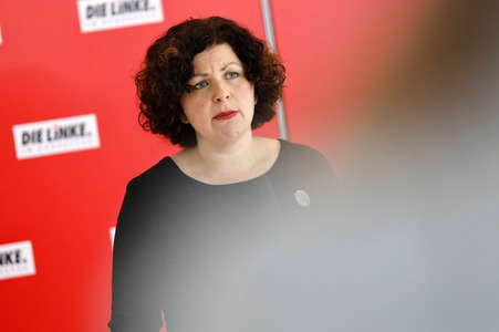 Pressestatement der Partei Die Linke in Berlin