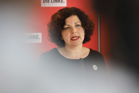 Pressestatement der Partei Die Linke in Berlin