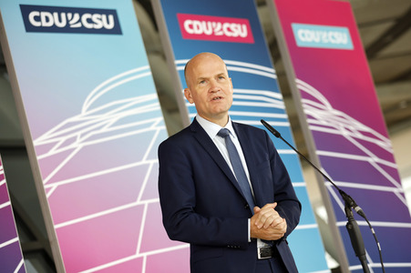 Pressestatement der CDU/CSU in Berlin