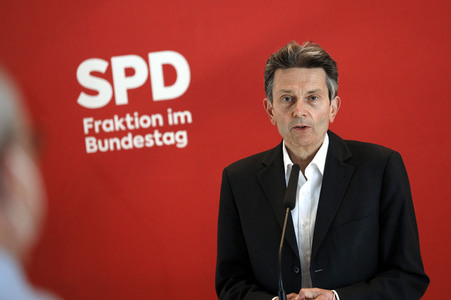 Pressestatement der SPD in Berlin
