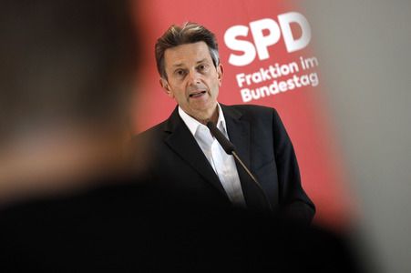 Pressestatement der SPD in Berlin