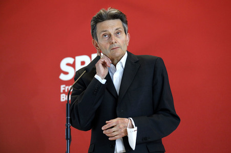 Pressestatement der SPD in Berlin