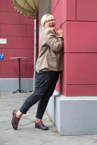 Fototermin mit Angelika Milster in Köln