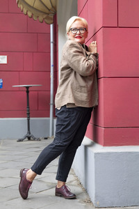 Fototermin mit Angelika Milster in Köln