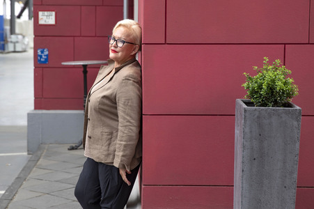 Fototermin mit Angelika Milster in Köln