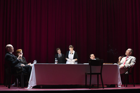 Theaterprobe 'Amazing Family' in Berlin