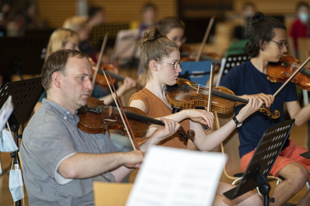 Proben zum Hope Jubiläumskonzert in Dresden