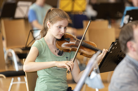 Proben zum Hope Jubiläumskonzert in Dresden