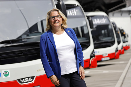 Inbetriebnahme der neuen Ladeinfrastruktur für Elektro-Busse