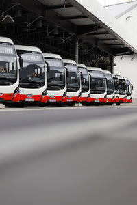 Inbetriebnahme der neuen Ladeinfrastruktur für Elektro-Busse