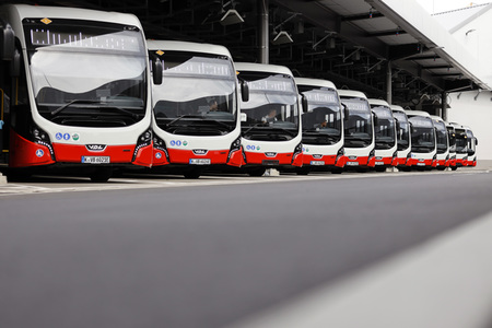 Inbetriebnahme der neuen Ladeinfrastruktur für Elektro-Busse