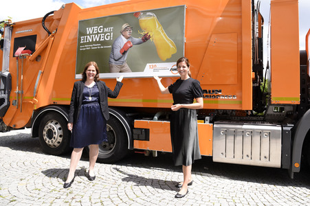 AWM-Kampagne 'Weg mit Einweg!' in München