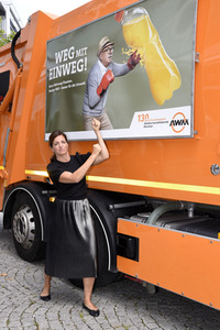 AWM-Kampagne 'Weg mit Einweg!' in München