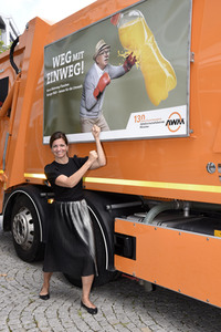 AWM-Kampagne 'Weg mit Einweg!' in München