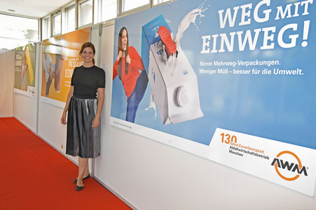 AWM-Kampagne 'Weg mit Einweg!' in München
