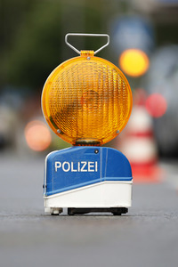 Symbolfoto Polizei-Bake