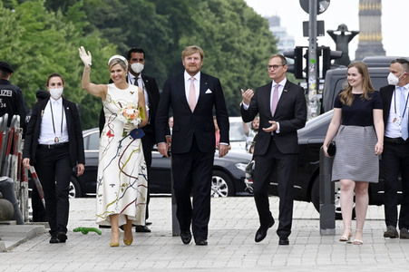 Fototermin mit König Willem-Alexander und Königin Maxima der Niederlande in Berlin