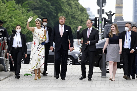Fototermin mit König Willem-Alexander und Königin Maxima der Niederlande in Berlin