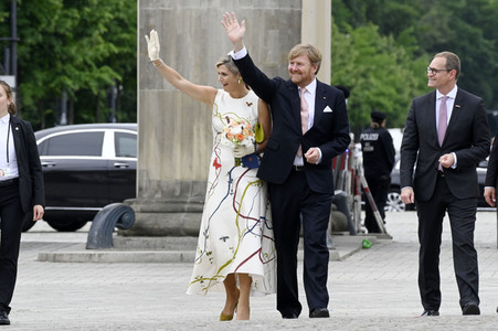 Fototermin mit König Willem-Alexander und Königin Maxima der Niederlande in Berlin