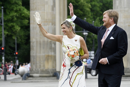 Fototermin mit König Willem-Alexander und Königin Maxima der Niederlande in Berlin