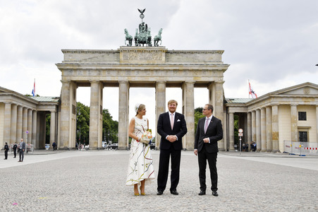 Fototermin mit König Willem-Alexander und Königin Maxima der Niederlande in Berlin