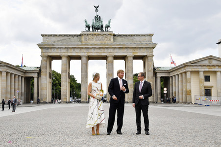 Fototermin mit König Willem-Alexander und Königin Maxima der Niederlande in Berlin