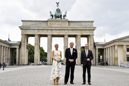 Fototermin mit König Willem-Alexander und Königin Maxima der Niederlande in Berlin