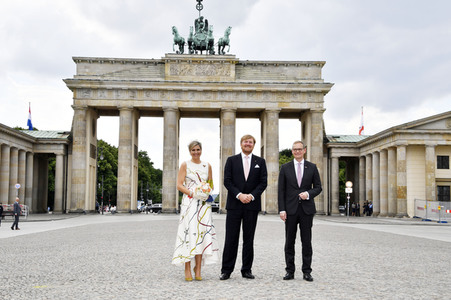 Fototermin mit König Willem-Alexander und Königin Maxima der Niederlande in Berlin