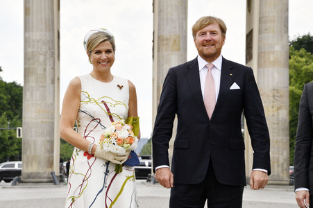 Fototermin mit König Willem-Alexander und Königin Maxima der Niederlande in Berlin