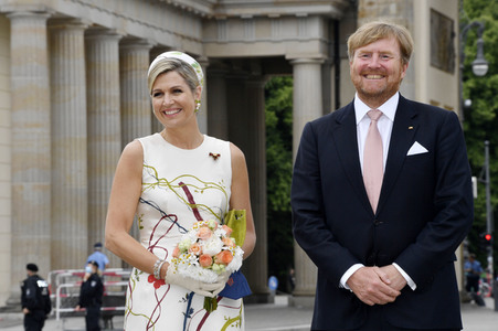 Fototermin mit König Willem-Alexander und Königin Maxima der Niederlande in Berlin