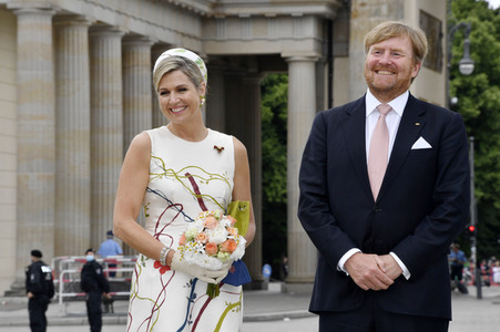 Fototermin mit König Willem-Alexander und Königin Maxima der Niederlande in Berlin