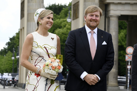 Fototermin mit König Willem-Alexander und Königin Maxima der Niederlande in Berlin