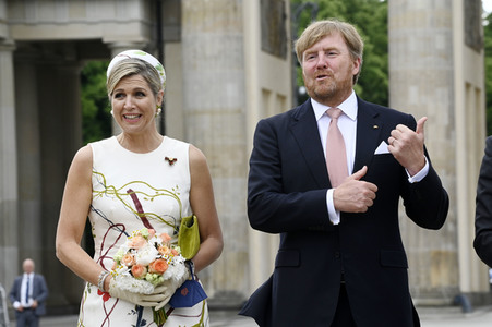 Fototermin mit König Willem-Alexander und Königin Maxima der Niederlande in Berlin